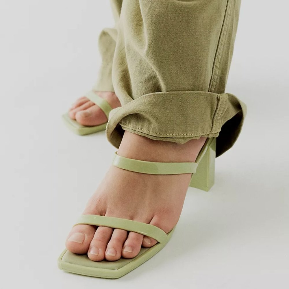 Free People Slip-on Heel Mules